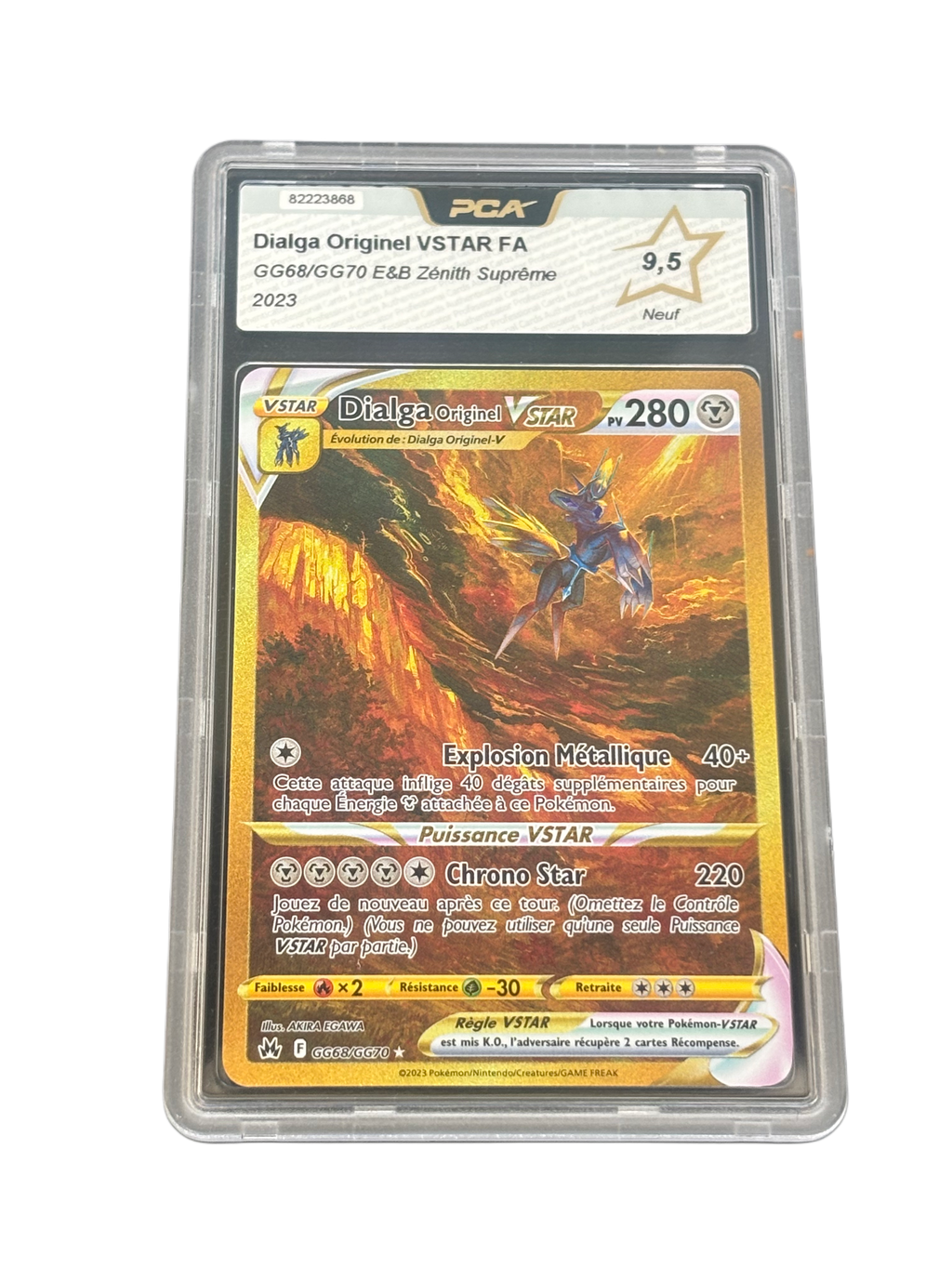 Dialga Originel VSTAR GG68/GG70 – PCA 9.5