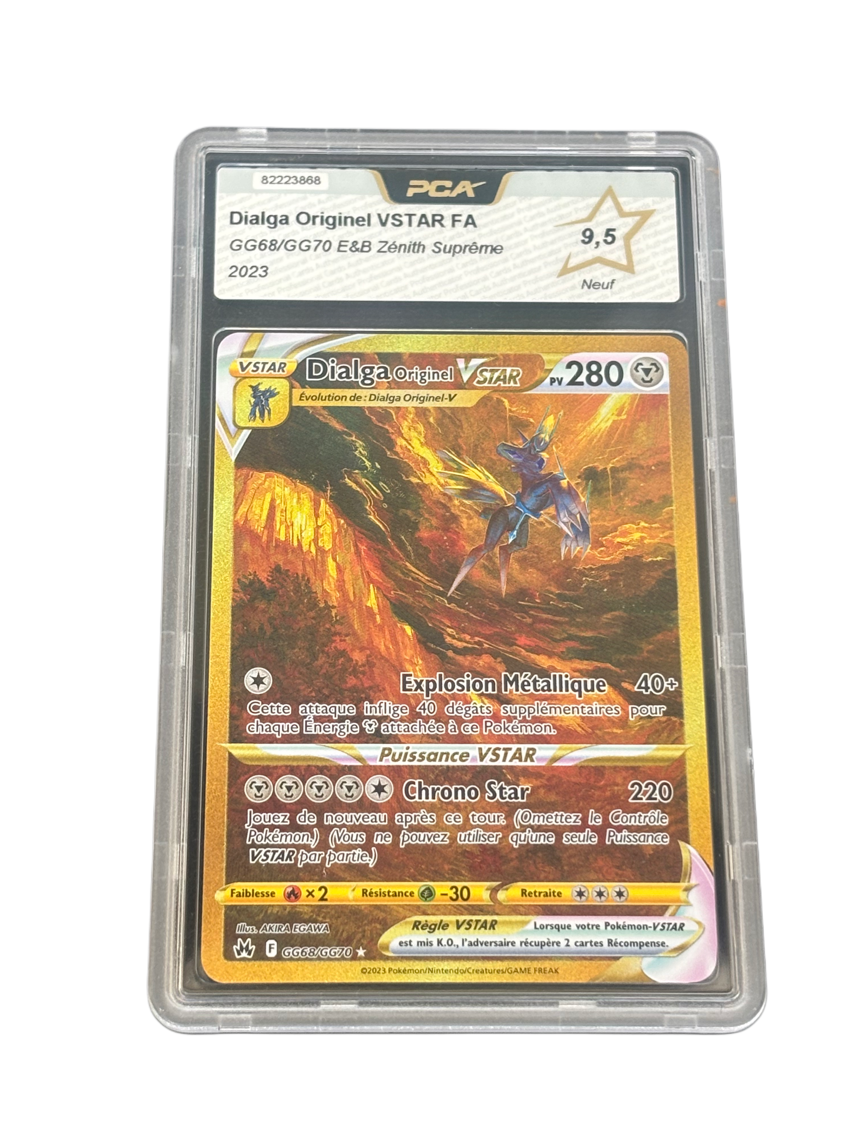 Dialga Originel VSTAR GG68/GG70 – PCA 9.5